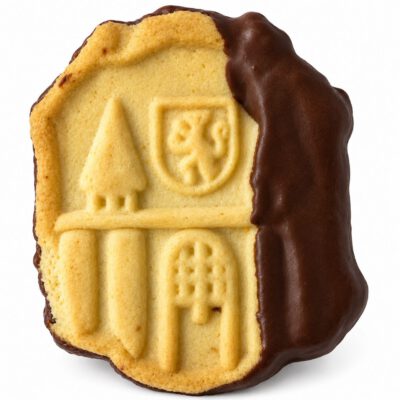 Wappenkekse mit Schokolade